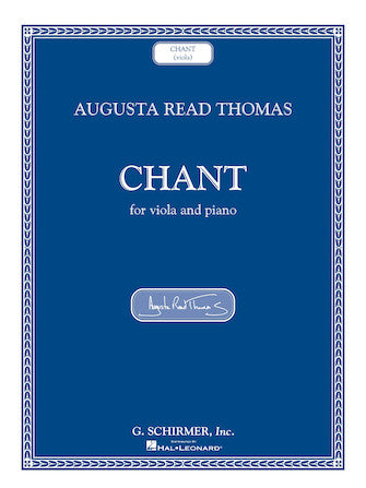 Thomas, AR - Chant - Viola/Piano Accompaniment Schirmer 50486112