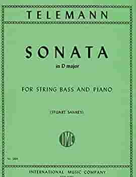 Telemann - Sonata in DMaj - Double Bass/Piano Accompaniment edited by Sankey IMC IMC2304