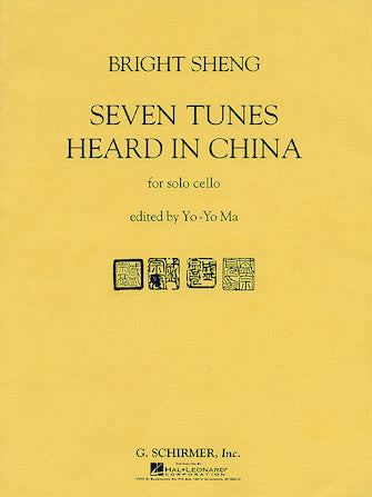 Sheng - 7 Tunes Heard in China - Cello Solo Schirmer 50483429