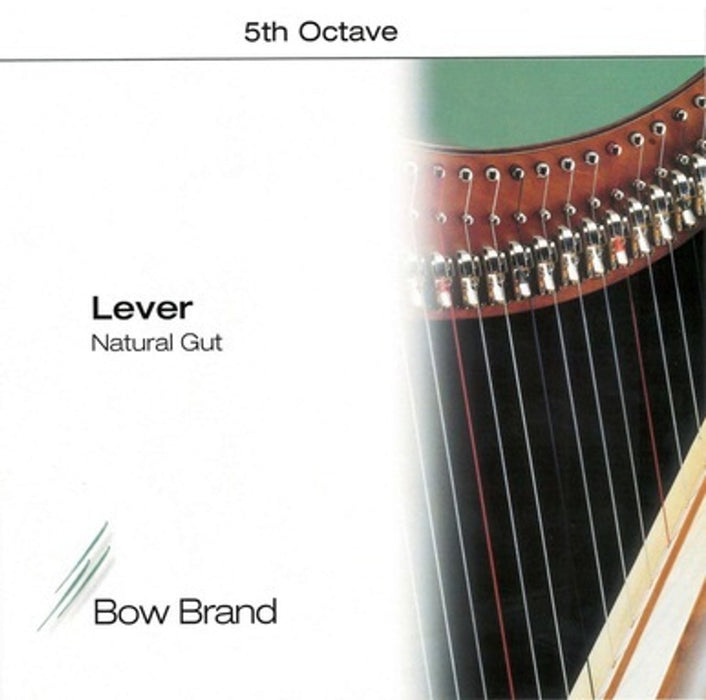 Bow Brand Natural Gut - Lever Harp String, Octave 5, Set (ABCDE)