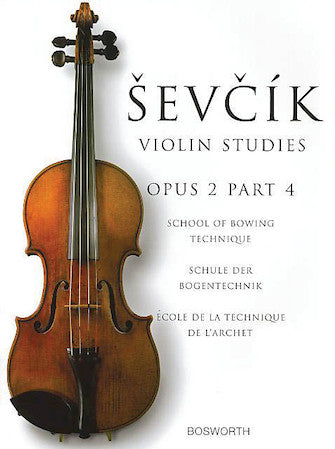 Sevcik - Violin Studies Op2 Volume 4 - Violin Solo Bosworth BOE005053