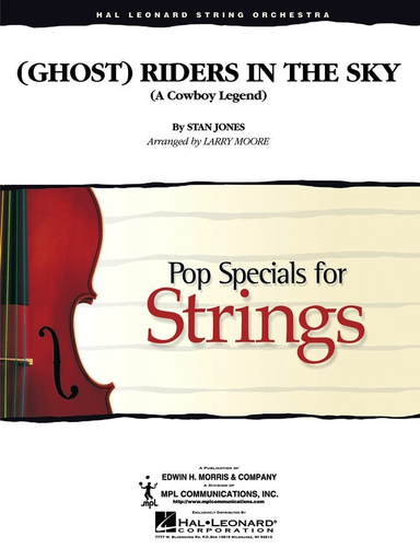 (Ghost) Riders in the Sky - Larry Moore Hal Leonard Score/Parts