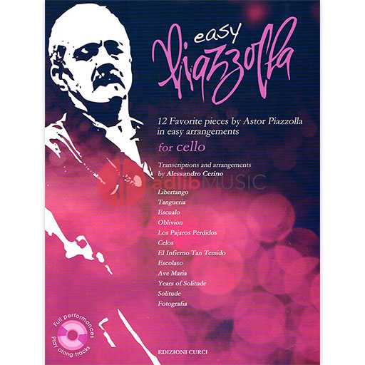Easy Piazzolla - Cello/CD arranged by Cerino Edizioni Curci EC11898
