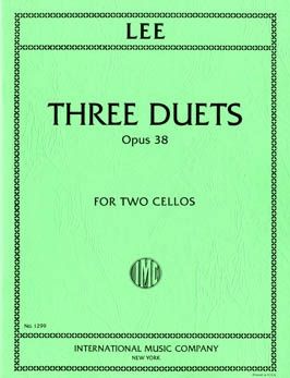 Lee - 3 Duets Op36 - 2 Cellos IMC IMC1762