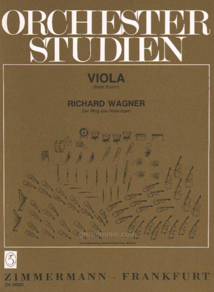 Wagner - Ring of the Nibelung: Orchestra Studies - Viola Zimmermann ZM26020