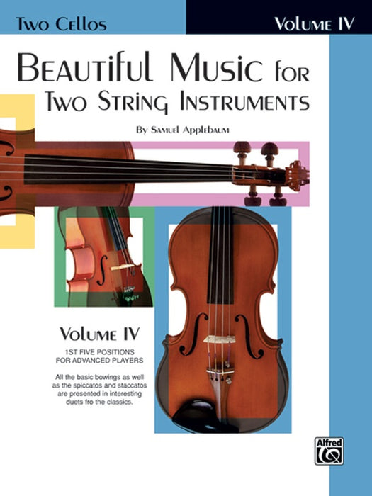 Beautiful Music for Two String Instruments Volume 4 - Cello Duet Alfred EL02228