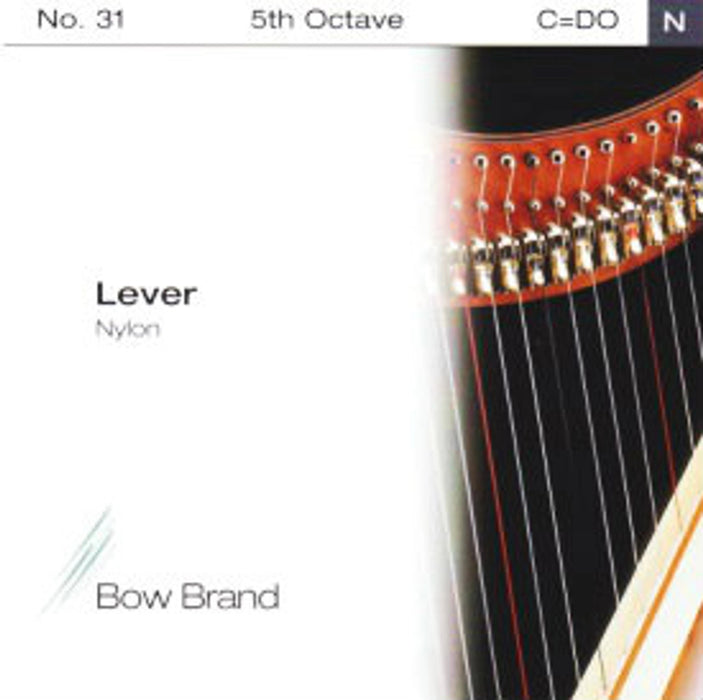 Bow Brand Nylon - Lever Harp, Octave 5, Single C