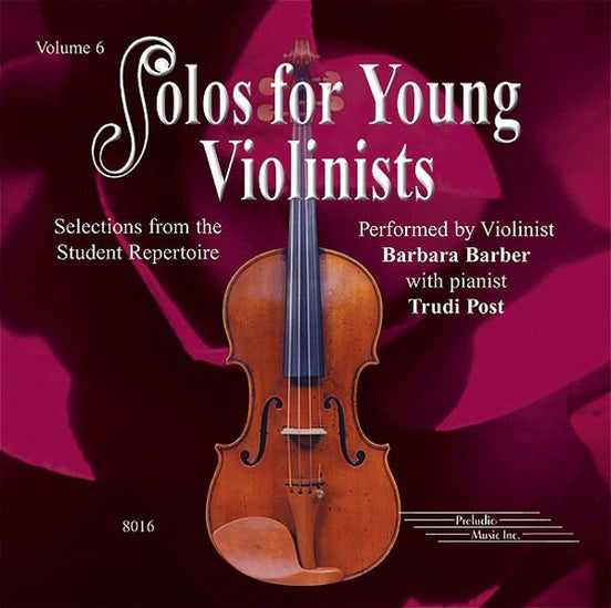 Solos for Young Violinists Volume 6 - CD by Barber/Post Summy Birchard 8016