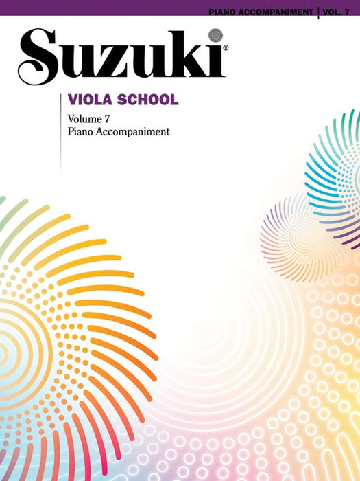 Suzuki Viola School Book/Volume 7 - Piano Accompaniment International Edition Summy Birchard 0494