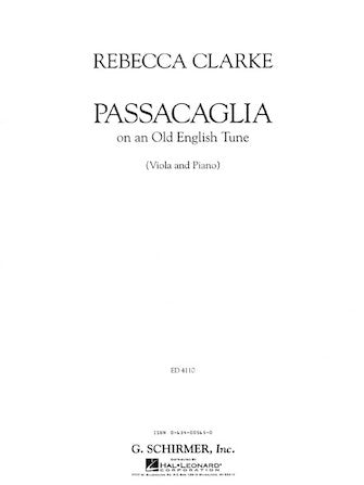 Clarke - Passacaglia - Viola/Piano Accompaniment Schirmer 50483591