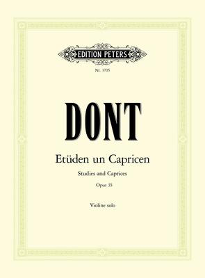 Dont - Etudes & Caprices Op35 - Violin Solo Peters EP3705