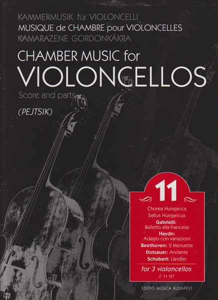 Chamber Music for Cellos Volume 11 - 3 Cellos Score/Parts EMB Z14727