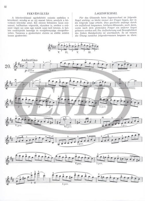 Mazas - Etudes Op36 Volume 1 Etudes Speciales - Violin Solo EMB Z2244