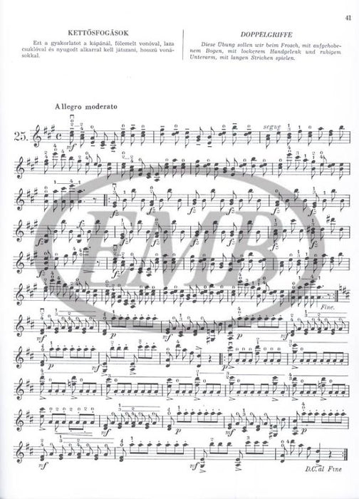 Mazas - Etudes Op36 Volume 1 Etudes Speciales - Violin Solo EMB Z2244
