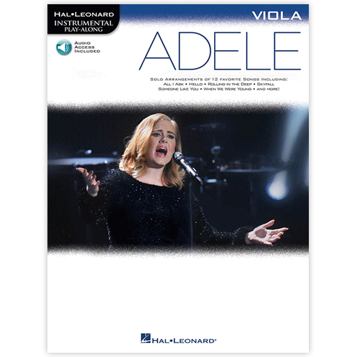 Adele Instrumental Play-Along - Viola/Audio Access Online Hal Leonard HL00159659