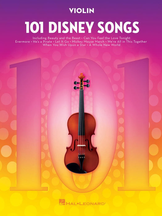 101 Disney Songs - Violin Solo Hal Leonard 244121