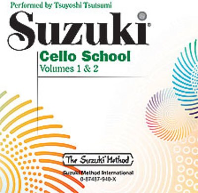 Suzuki Cello School Volumes 1-2 - CD Recording (Recorded by Tsuyoshi Tsutsumi) International Edition Summy Birchard 0940