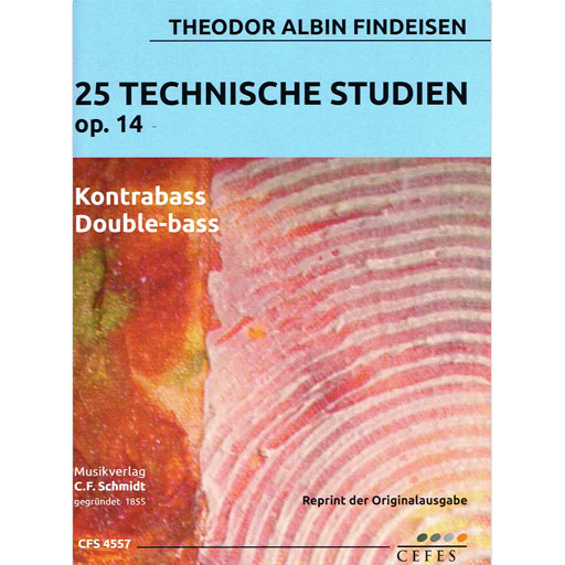 Findeisen - 25 Technical Studies Op14 - Double Bass CEFES DFS4557