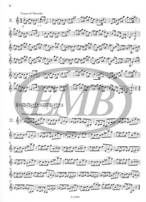 Wohlfahrt - 40 Elementary Studies Op54 - Violin Solo EMB Z13878