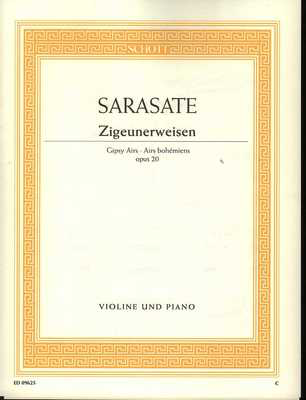 Sarasate - Zigeunerweisen - Violin/Piano Accompaniment Schott SCED09625