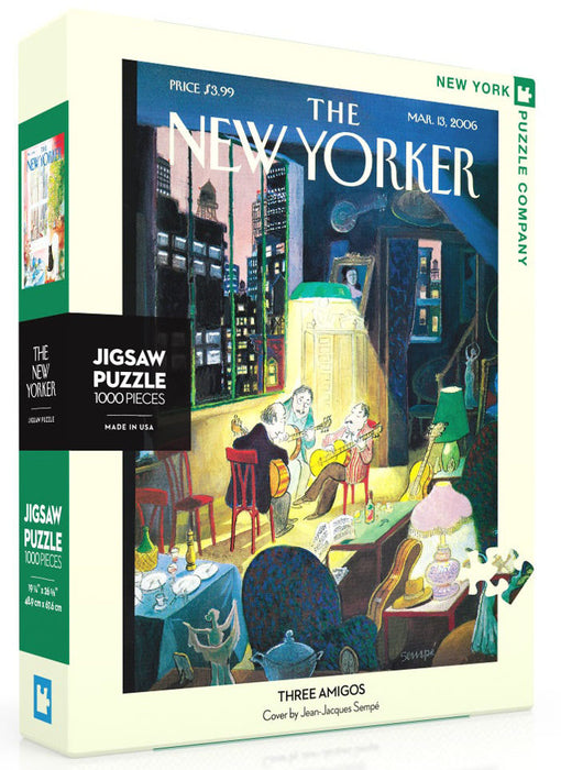 1000 Piece New Yorker Music Puzzle Three Amigos