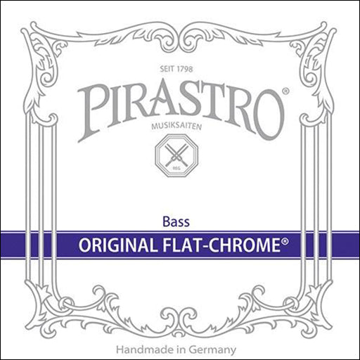 Pirastro Original Flat Chrome Solo Double Bass String Set Medium 3/4