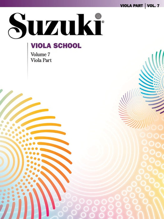 Suzuki Viola School Book/Volume 7 - Viola Book Only, No CD International Edition Summy Birchard 0493