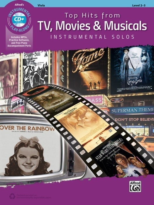 Top Hits from TV, Movies & Musicals Instrumental Solos - Viola/CD Alfred 45189