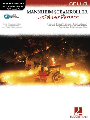 Mannheim Steamroller Christmas - Instrumental Play-Along Series Book with Online Audio for Cello - Cello Hal Leonard Sftcvr/Online Audio
