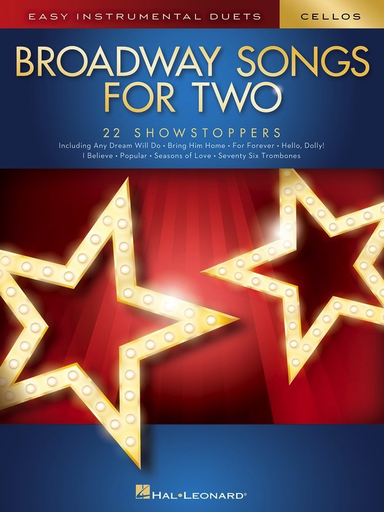 Broadway Songs for Two Cellos Hal Leonard Duet