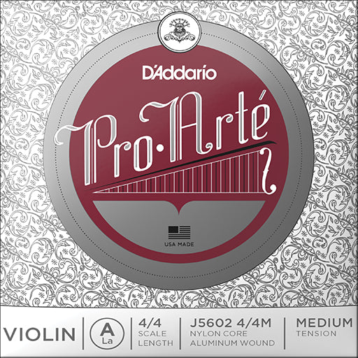 D'Addario Pro Arte Violin A String Medium 4/4