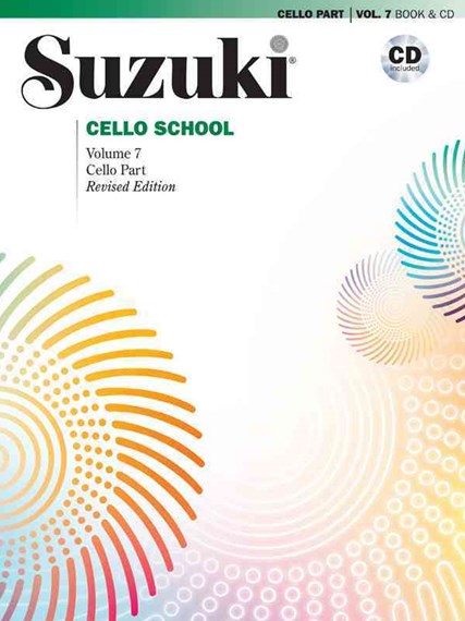 Suzuki Cello School Book/Volume 7 - Cello/CD (Recorded by Tsuyoshi Tsutsumi) International Edition Summy Birchard 40751