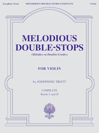 Trott - Melodious Double Stops Complete (Volumes 1 & 2) - Violin Solo Schirmer 50486486