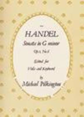 Sonata G Min Op 1 No 6 - George Frideric Handel - Viola Stainer & Bell
