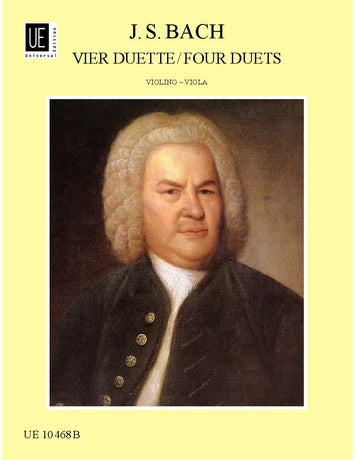 Bach - 4 Duets after BWV802-05 - Violin/Viola Duet Universal UE10468B