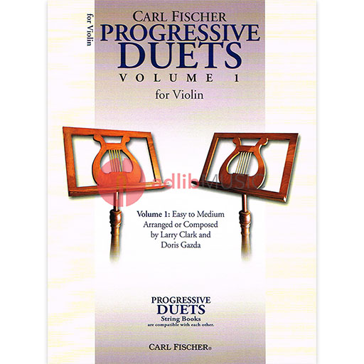 Progressive Duets Volume 1 - Violin Duet by Gazda/Clarke Fischer BF36