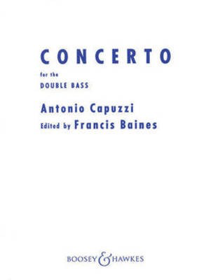 Double Bass Concerto in F - Antonio Capuzzi - Double Bass Boosey & Hawkes