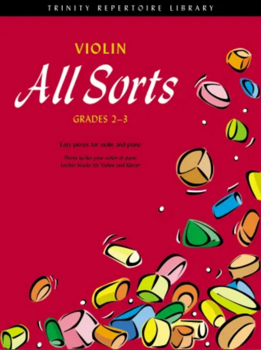 Violin All Sorts Grade 2-3 - Violin/Piano Accompaniment by Cohen Trinity Faber 0571522289