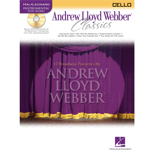 Andrew Lloyd Webber Classics - Cello/CD Hal Leonard Play-along 841835
