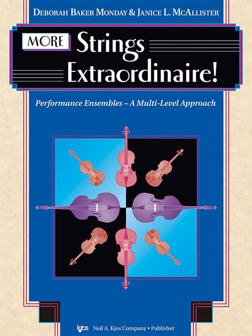 More Strings Extraordinaire - Double Bass Part arranged by Monday & McAllister Kjos 107F