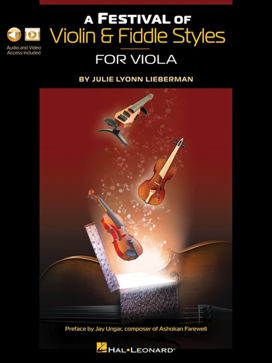 A Festival of Violin & Fiddle Styles for Viola - Audio & Video Access - Lieberman - Hal Leonard