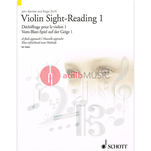 Violin Sight-Reading Volume 1 - Violin Book by Kember Scott ED12836