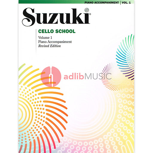 Suzuki Cello School Book/Volume 1 - Piano Accompaniment International Edition Summy Birchard 0480S