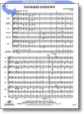 Haymaker Hoedown - William Owens - FJH Music Company Score/Parts