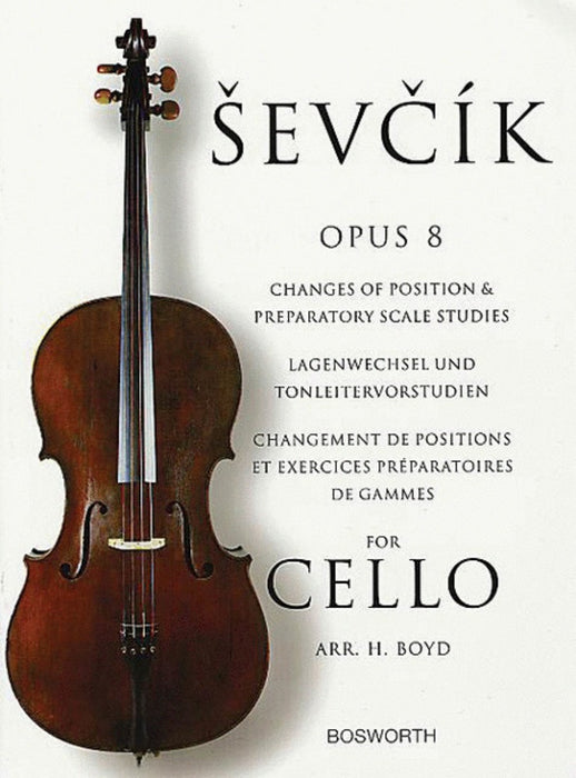 Sevcik - Studies Op8 - Cello Solo Bosworth BOE003551