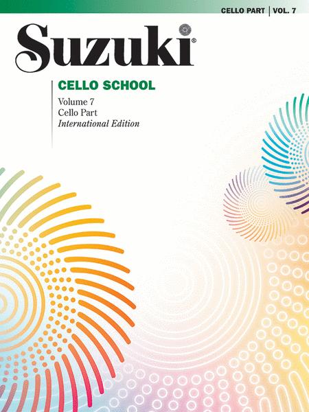 Suzuki Cello School Book/Volume 7 - Cello Book Only, No CD International Edition Summy Birchard 0360S