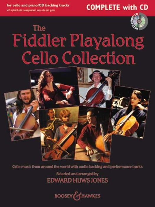 Fiddler Playalong Cello Collection - Cello/CD by Huws-Jones Boosey & Hawkes M060117848