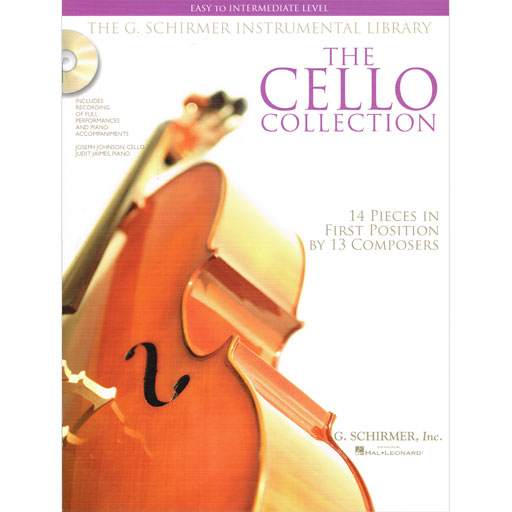 Cello Collection Easy to Intermediate 14 Pieces - Cello/CD/Piano Accompaniment Schirmer 50486133