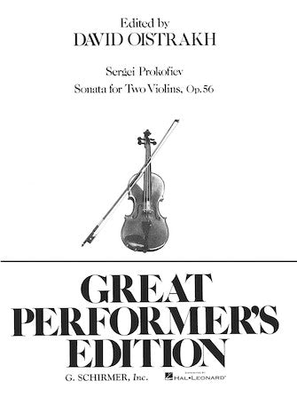 Prokofiev - Sonata Op56 - 2 Violins edited by Oistrakh Schirmer 50336200