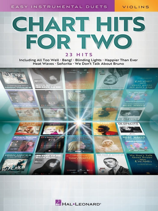 Chart Hits for Two - Violin Duet Hal Leonard 664582